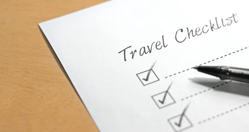 Travel Content Checklist